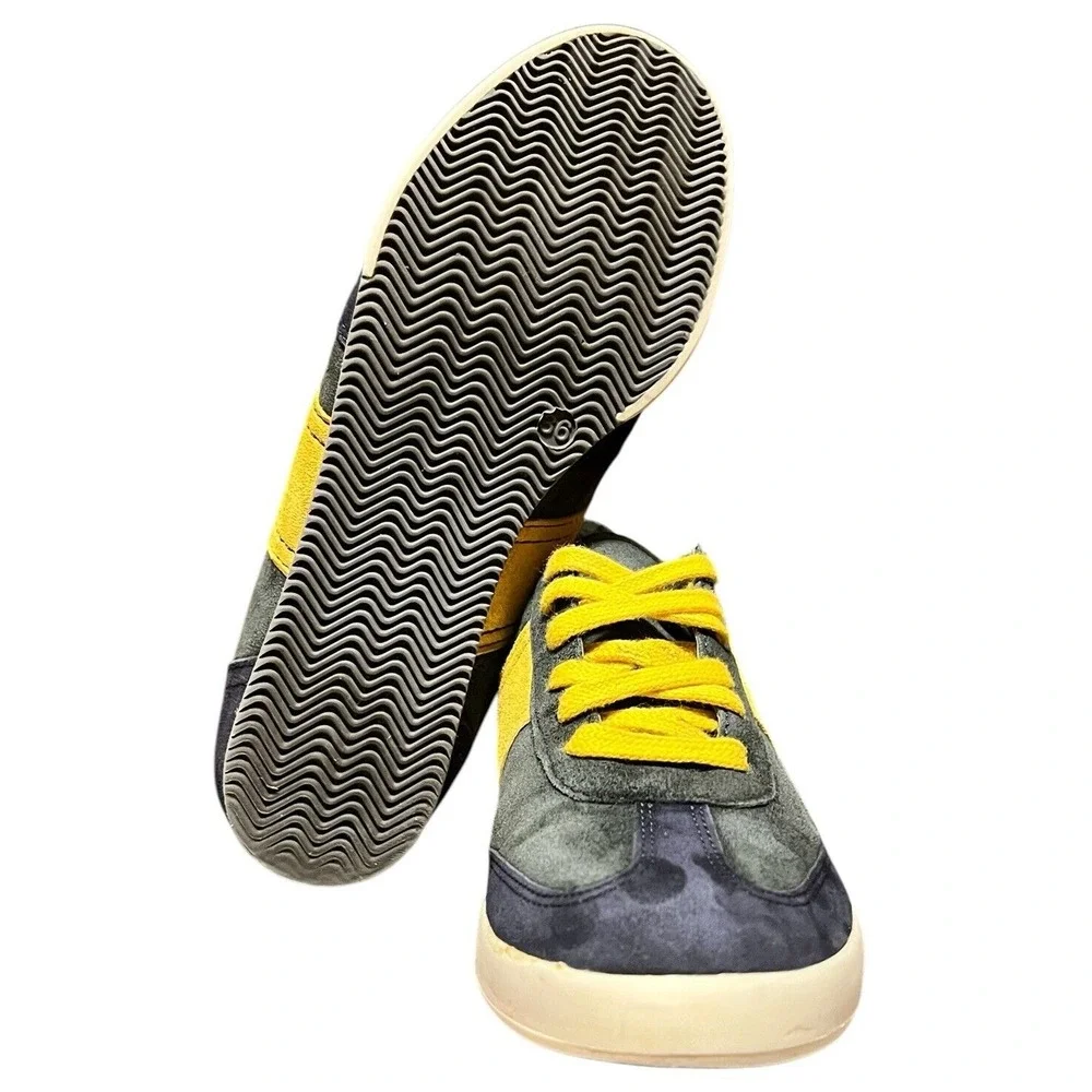 Emerson Fry‎ Woman Suede/Leather  Daily Trainers Navy/ Mustard Portugal EU 36
